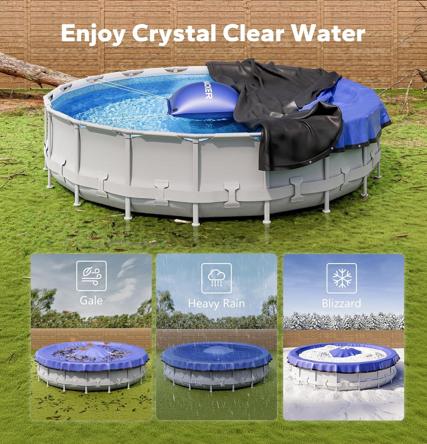 image3 in 1 Winter Closing Kit and Pool Pillow 4x4 ft