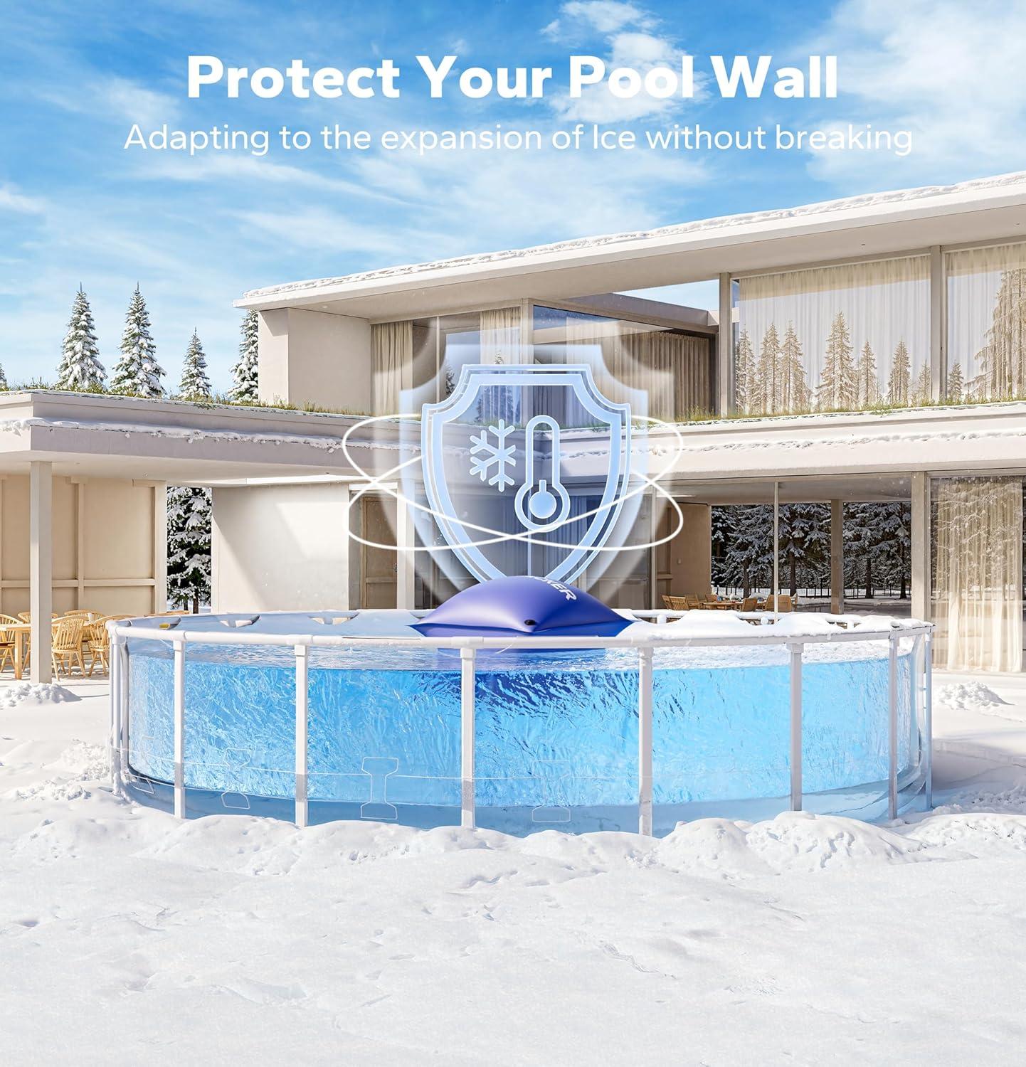 image3 in 1 Winter Closing Kit and Pool Pillow 4x4 ft