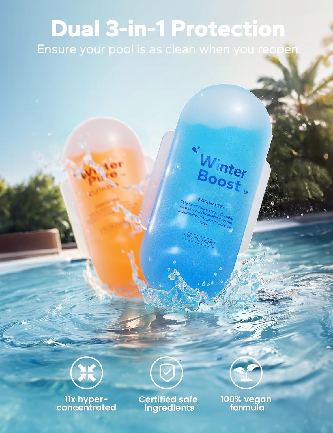 image3 in 1 Winter Closing Kit and Pool Pillow 4x4 ft