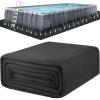 image16 x 32 Rectangle Pool Liners for Above Ground Swimming Pools Durable Geotextile Material Easy to Install Extends Life to The Line Under Pool Padding