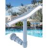 imageOriginal Pool Sprinkler Fountains for Above and Inground Pools Adjustable Whale Tail Waterfall Wide Width for Relaxation ampamp Cooling 1020 Degrees GrayBase