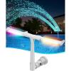 imageOriginal Solar Pool Fountain with 10Color Lights  Auto Light Sensing RemoteControlled DualHead Adjustable Sprinkler Compatible with AboveInground Pools