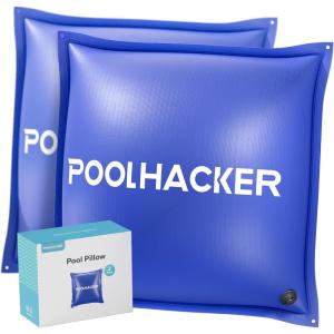 Pool Pillows for Above Ground Pools, Winterizing Ice Equalizer 0.5mm Ultra Thick Pool Cover Air Pillow for Winter, Pool Closing Kit for Above-Ground Swimming Pool (Glacier Blue, 4×4 2p)(Glacier Blue)