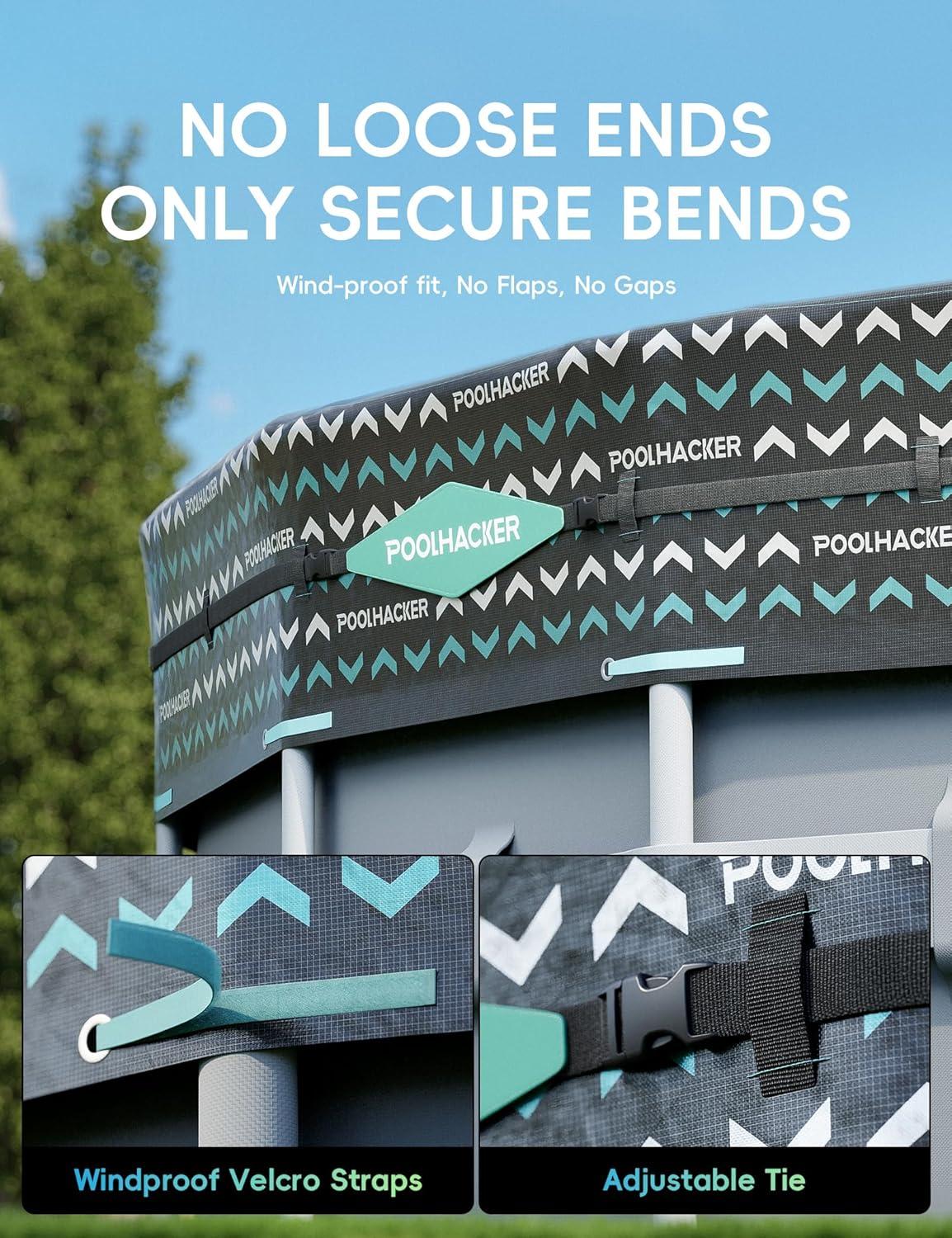 imageDual Spray Water Fountains ampamp 18FT Pool Cover