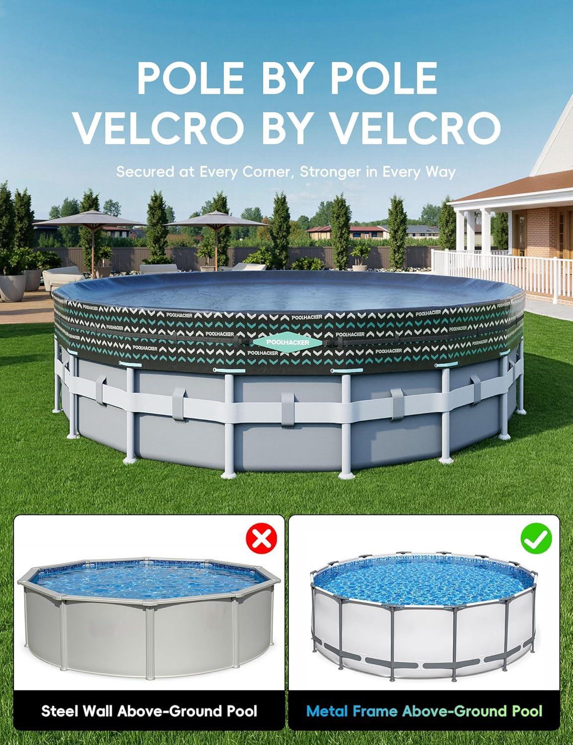 imageDual Spray Water Fountains ampamp 18FT Pool Cover