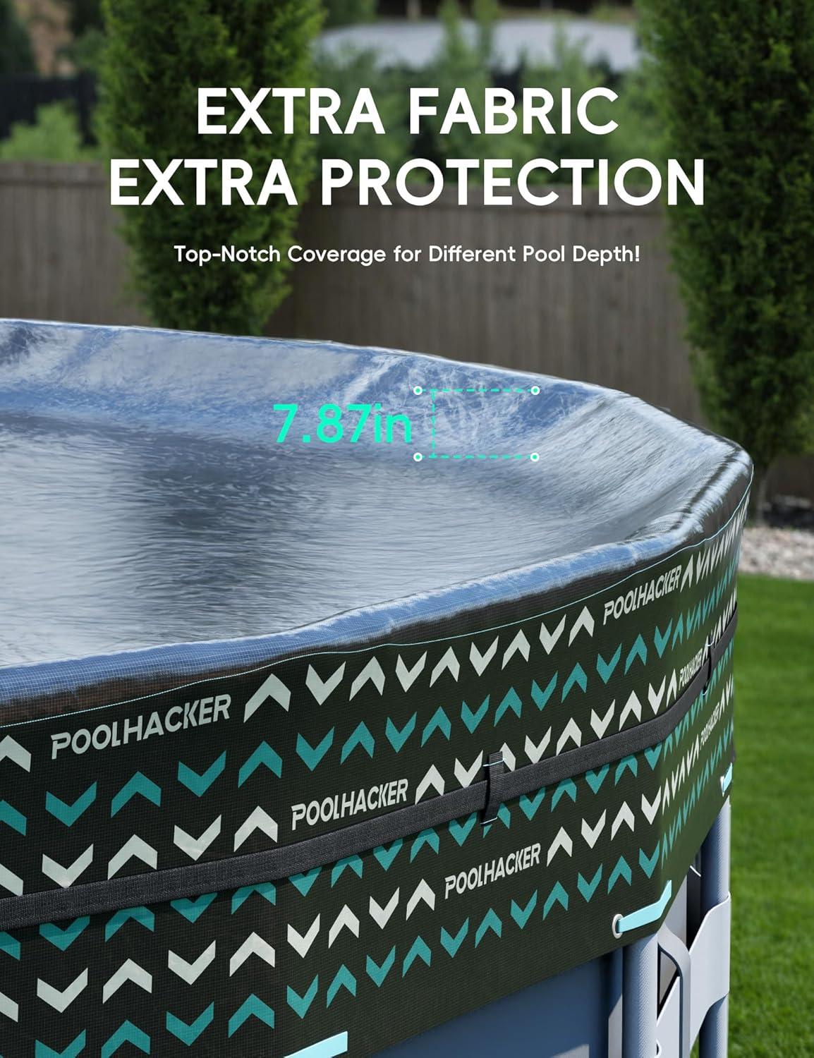 imageDual Spray Water Fountains ampamp 18FT Pool Cover