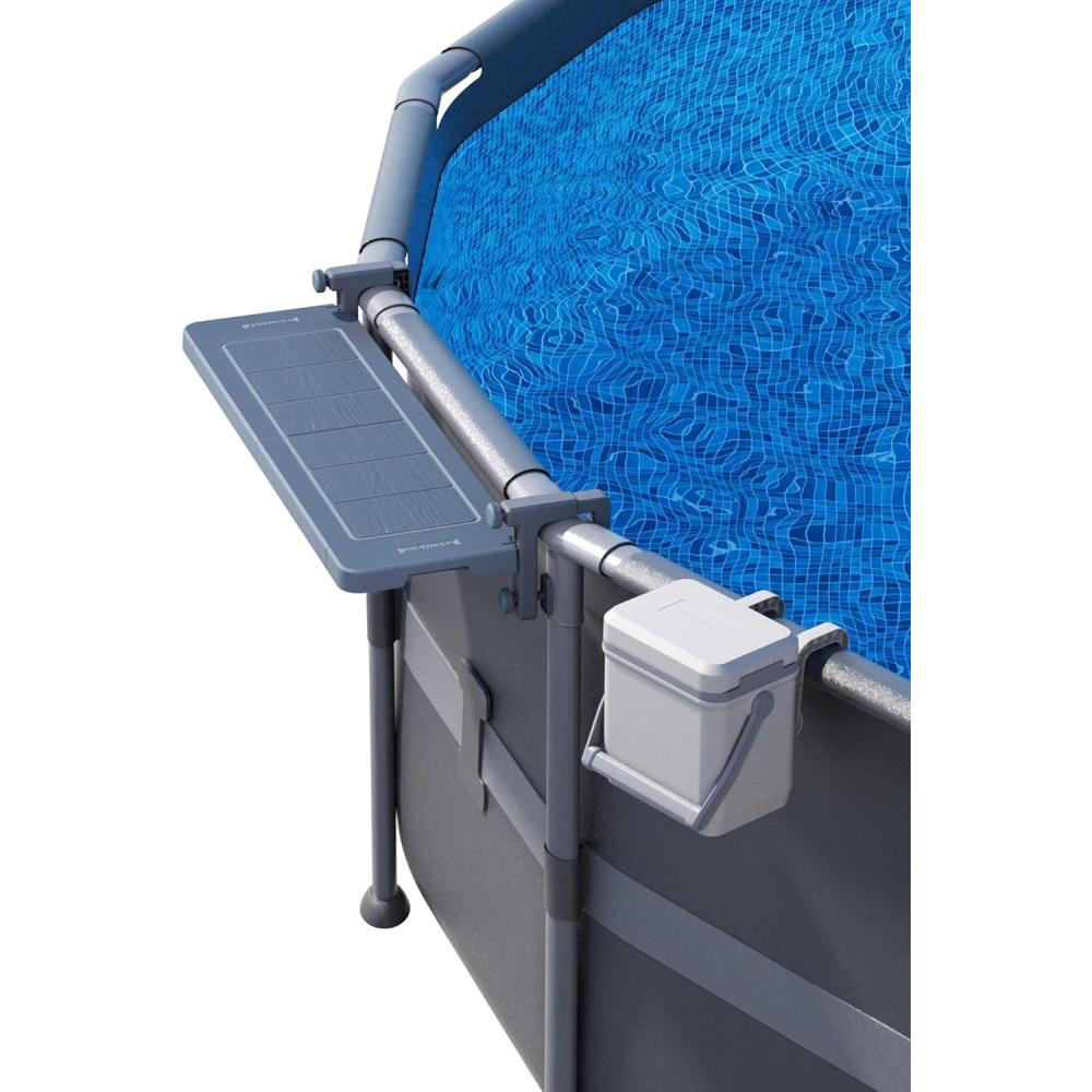 imagePoolside bar ampamp Pool Cooler for AboveGround Round ampamp Oval Pools Foldable Swim Up Bar