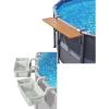 imagePool Bar ampamp 2 Sets Poolside Storage Basket